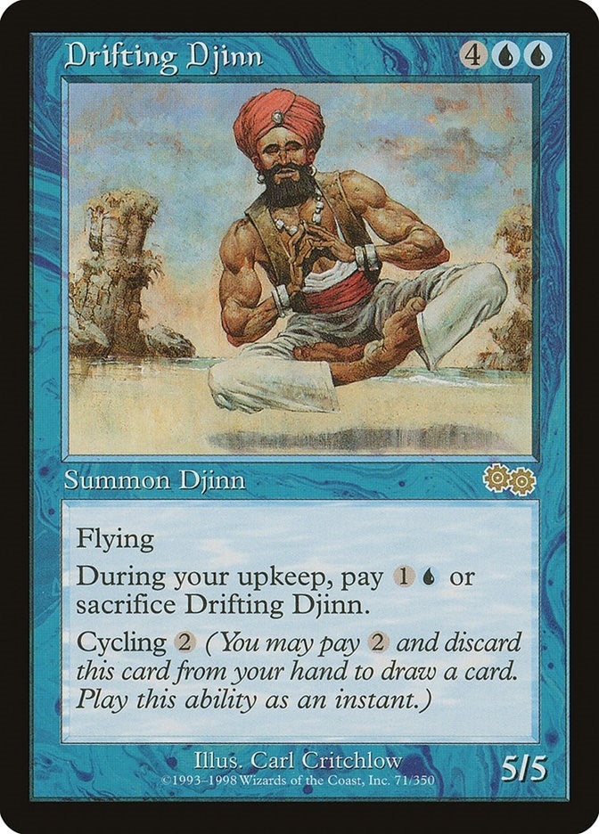 Image for Drifting Djinn (71) (USG) - Magic: The Gathering