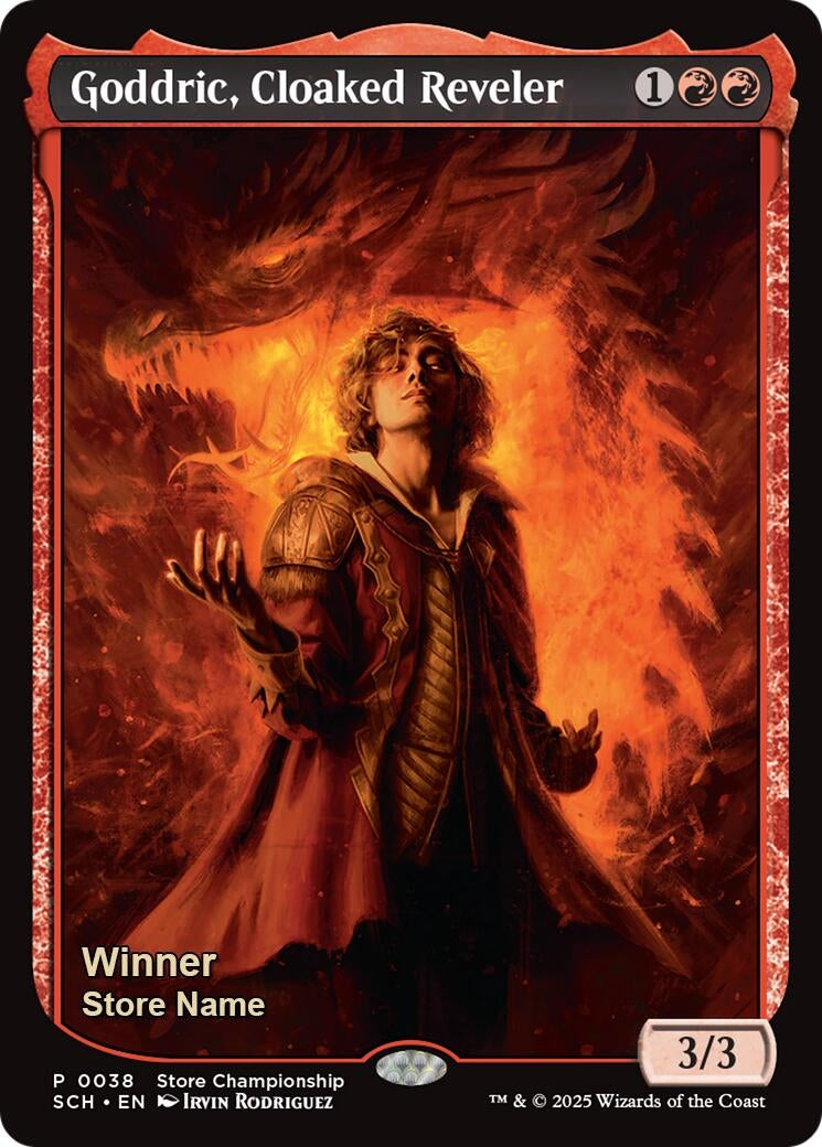 Image for Goddric, Cloaked Reveler (Winner) (38) (GAME) - Magic: The Gathering