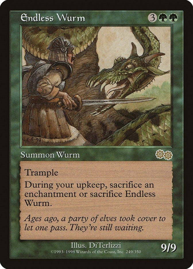 Image for Endless Wurm (249) (USG) - Magic: The Gathering
