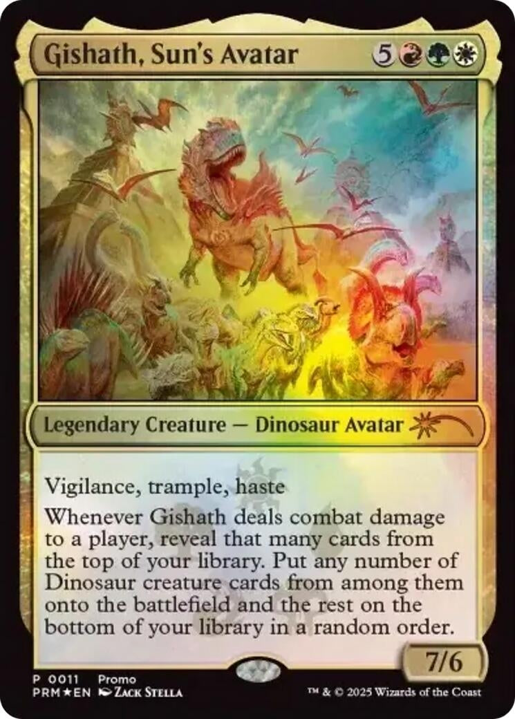 Image for Gishath, Sun's Avatar (11) (MEDIA) - Magic: The Gathering