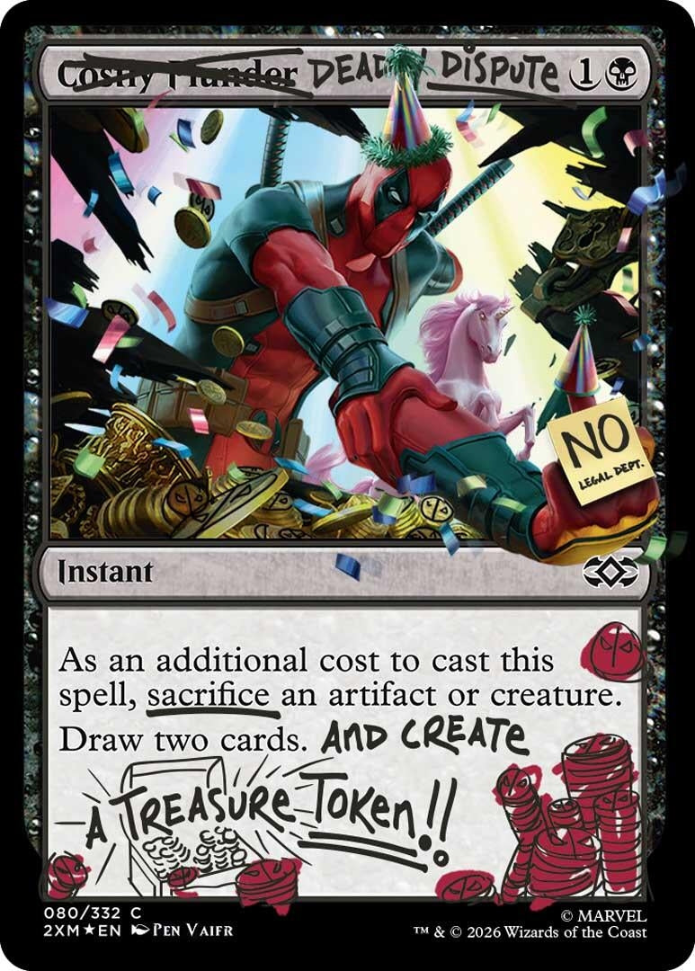 Image for Deadly Dispute (080) (Pool Party Foil) (80) (SLD) - Magic: The Gathering