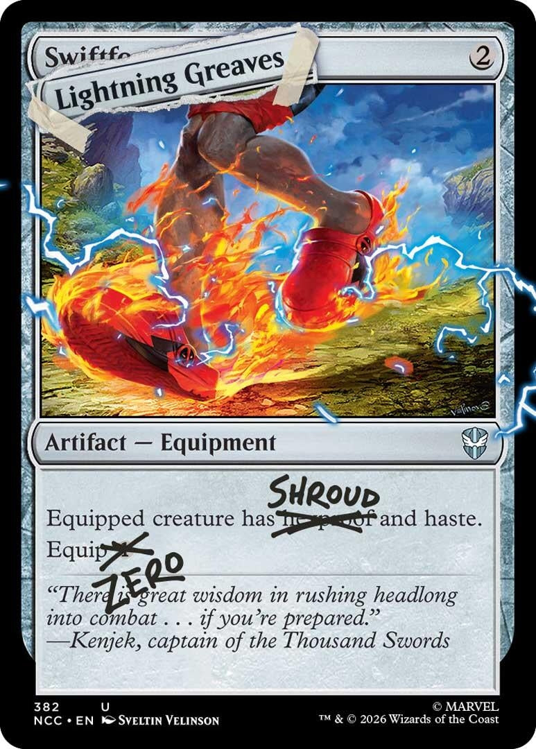 Image for Lightning Greaves (382) (382) (SLD) - Magic: The Gathering