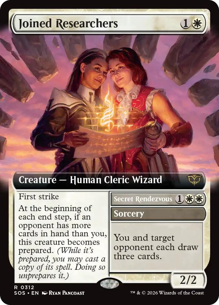 Image for Joined Researchers (Extended Art) (312) (SOS) - Magic: The Gathering