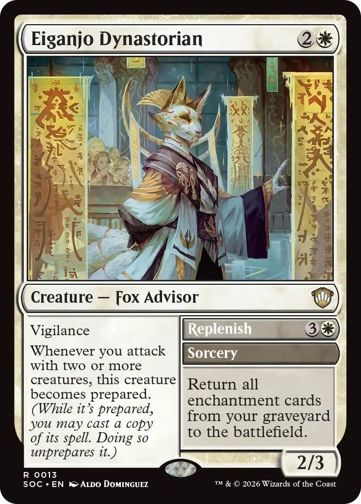 Image for Eiganjo Dynastorian (13) (SOC) - Magic: The Gathering