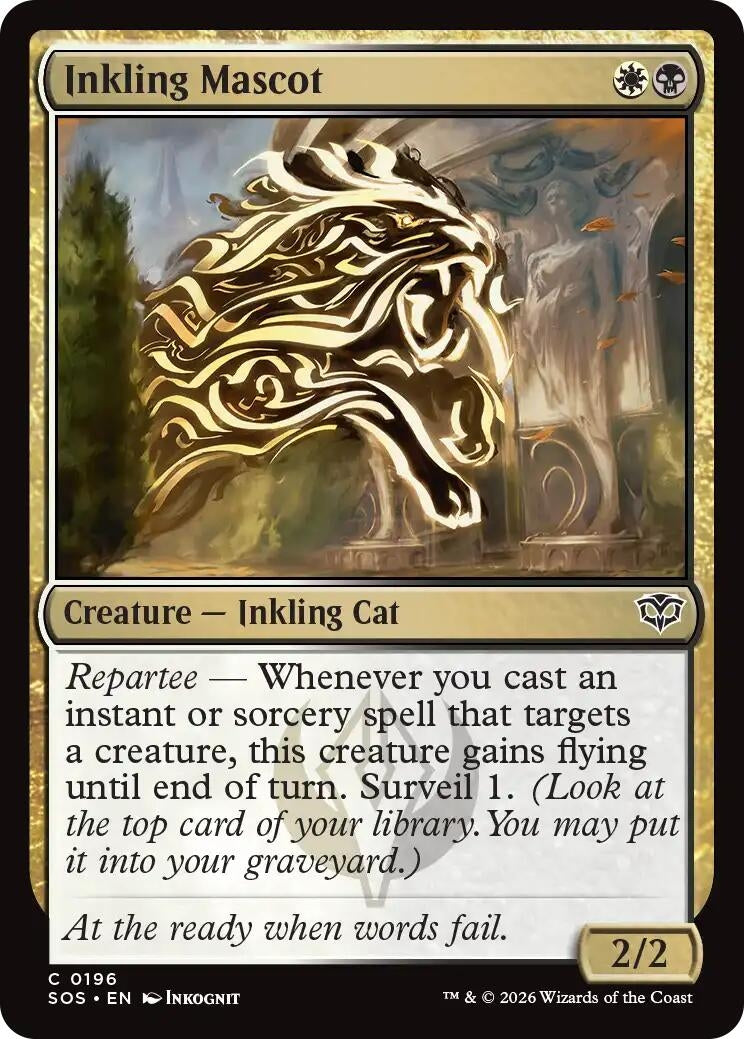 Image for Inkling Mascot (196) (SOS) - Magic: The Gathering