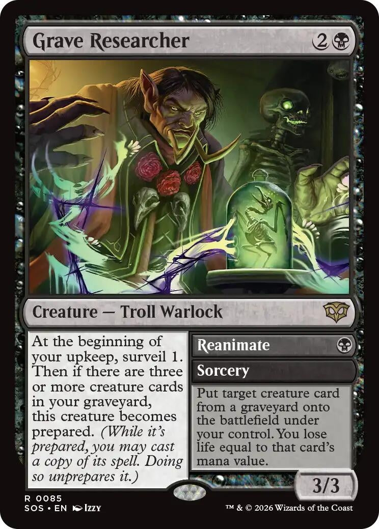 Image for Grave Researcher (85) (SOS) - Magic: The Gathering