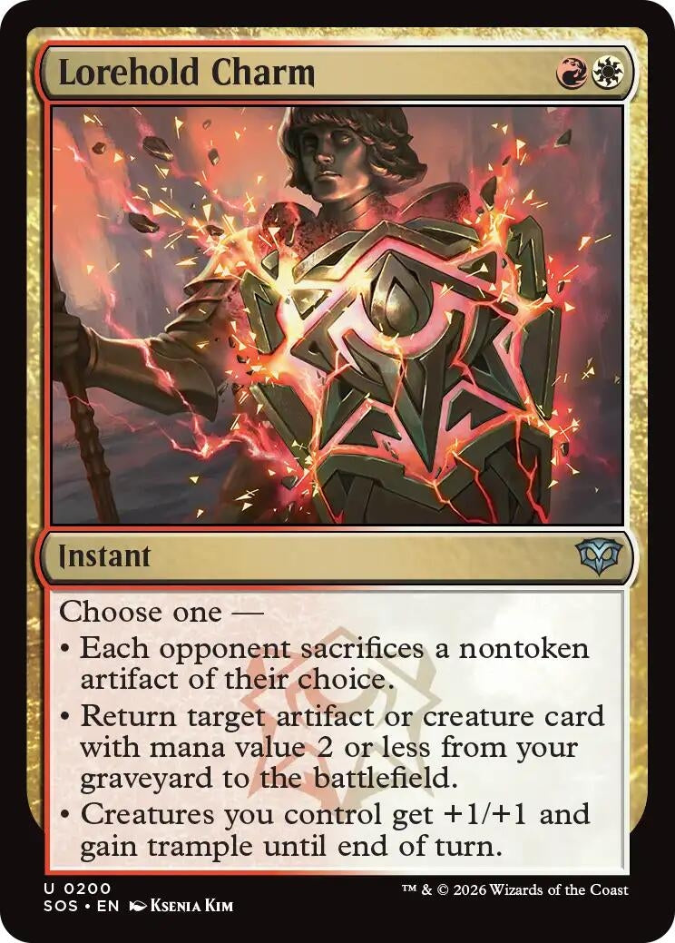 Image for Lorehold Charm (200) (SOS) - Magic: The Gathering