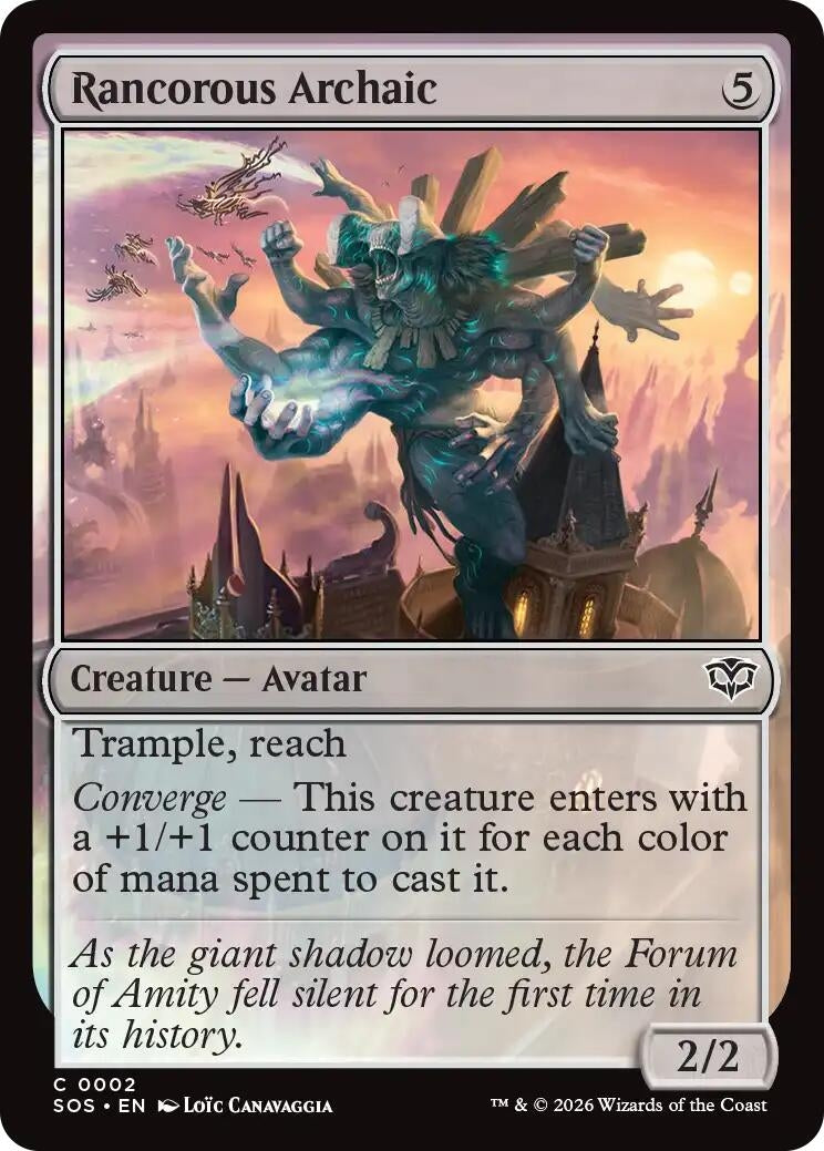 Image for Rancorous Archaic (2) (SOS) - Magic: The Gathering