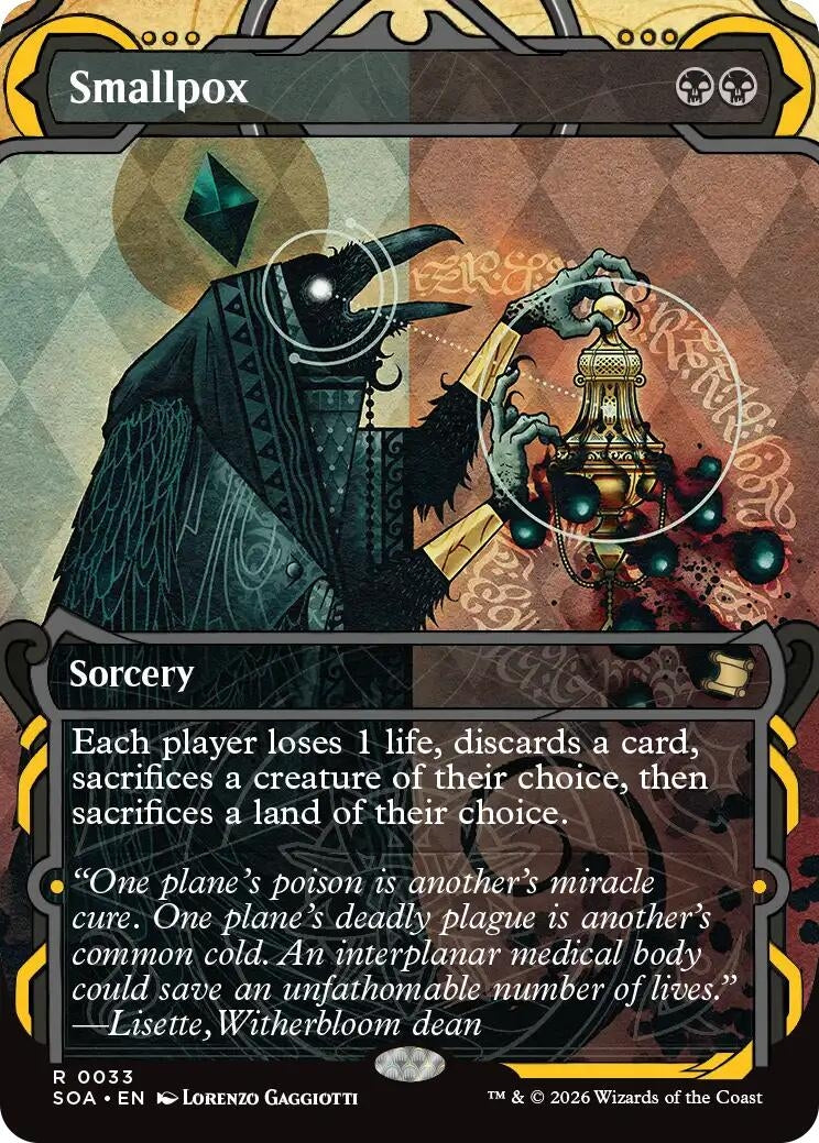 Image for Smallpox (33) (SOA) - Magic: The Gathering