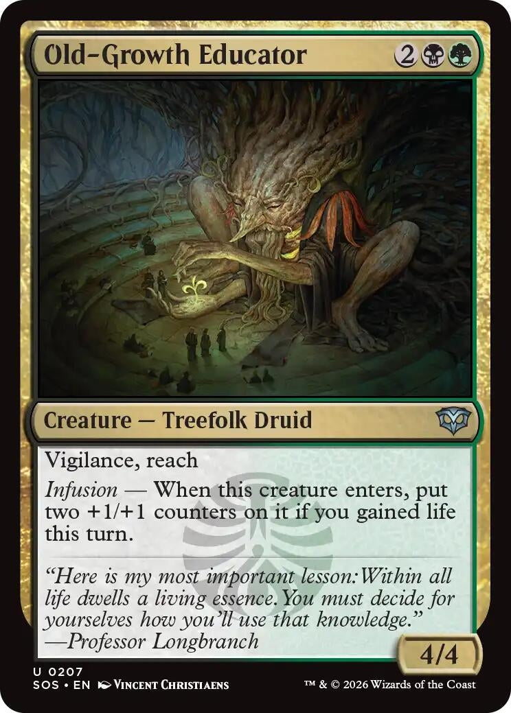 Image for Old-Growth Educator (207) (SOS) - Magic: The Gathering