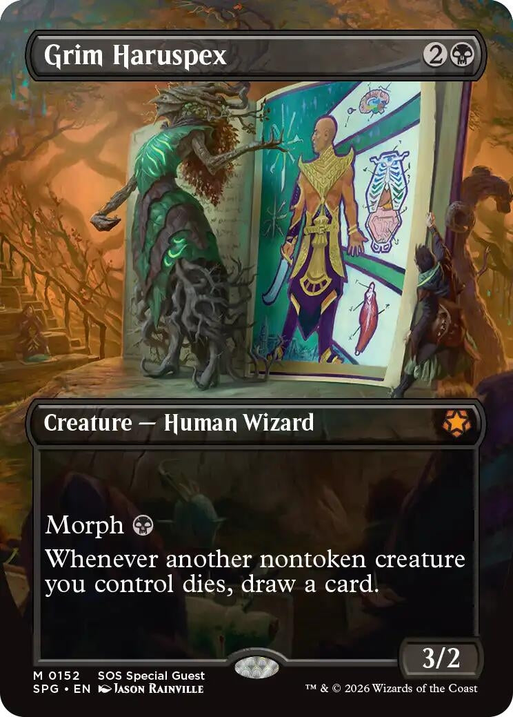 Image for Grim Haruspex (Borderless) (152) (SPG) - Magic: The Gathering