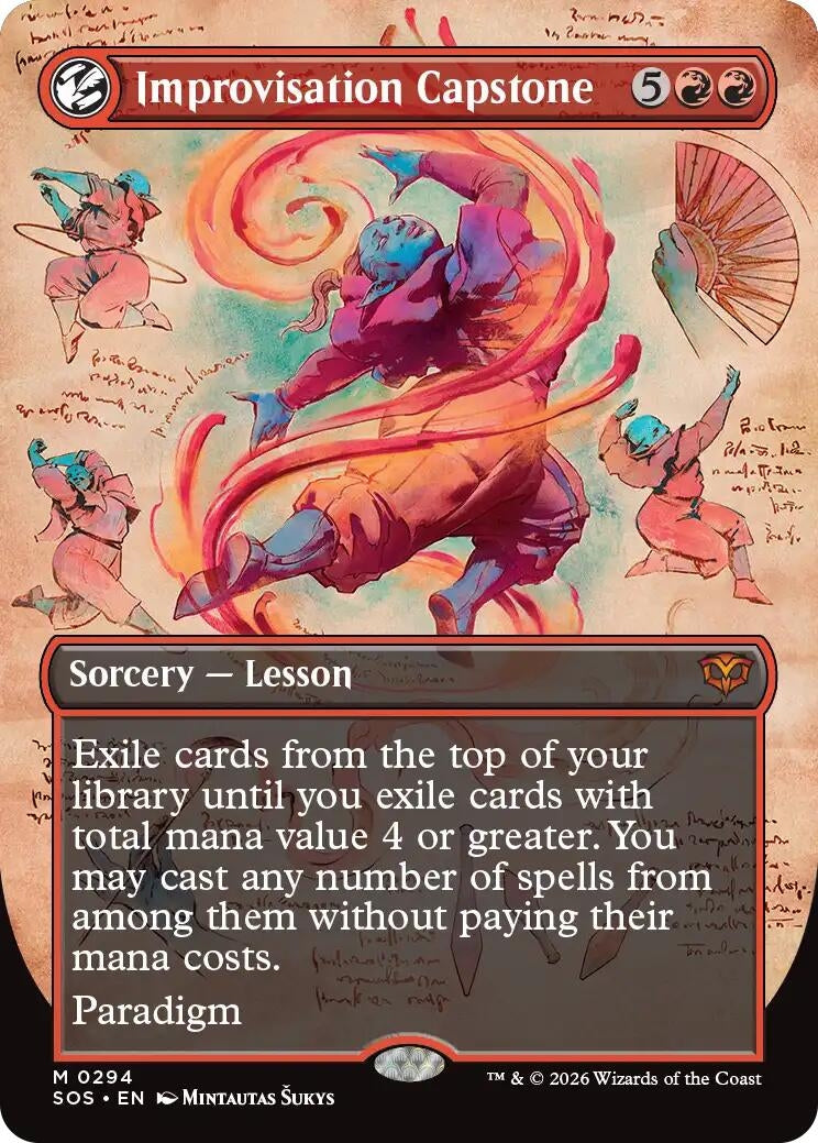Image for Improvisation Capstone (Borderless) (294) (SOS) - Magic: The Gathering