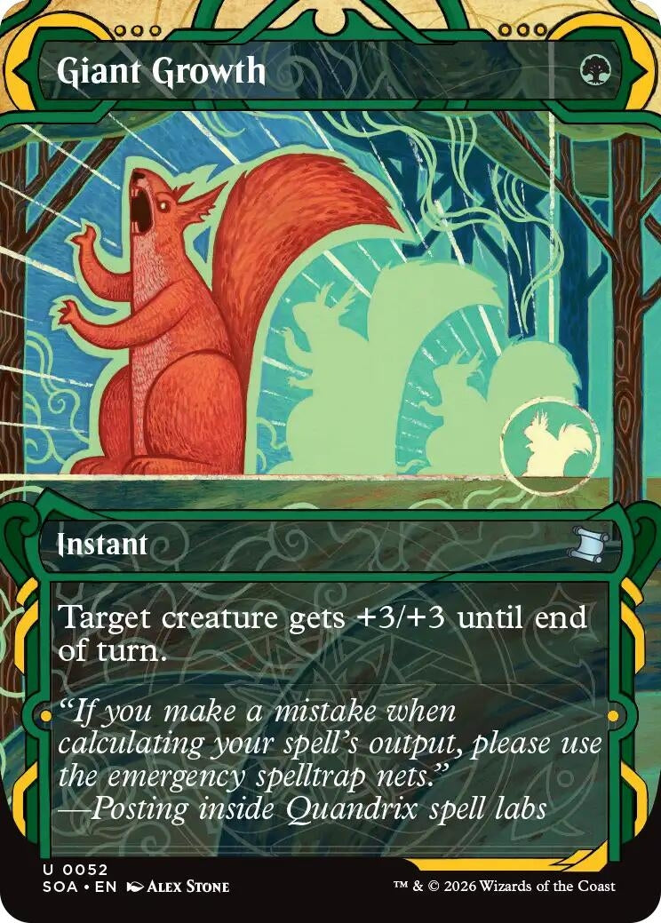 Image for Giant Growth (52) (SOA) - Magic: The Gathering