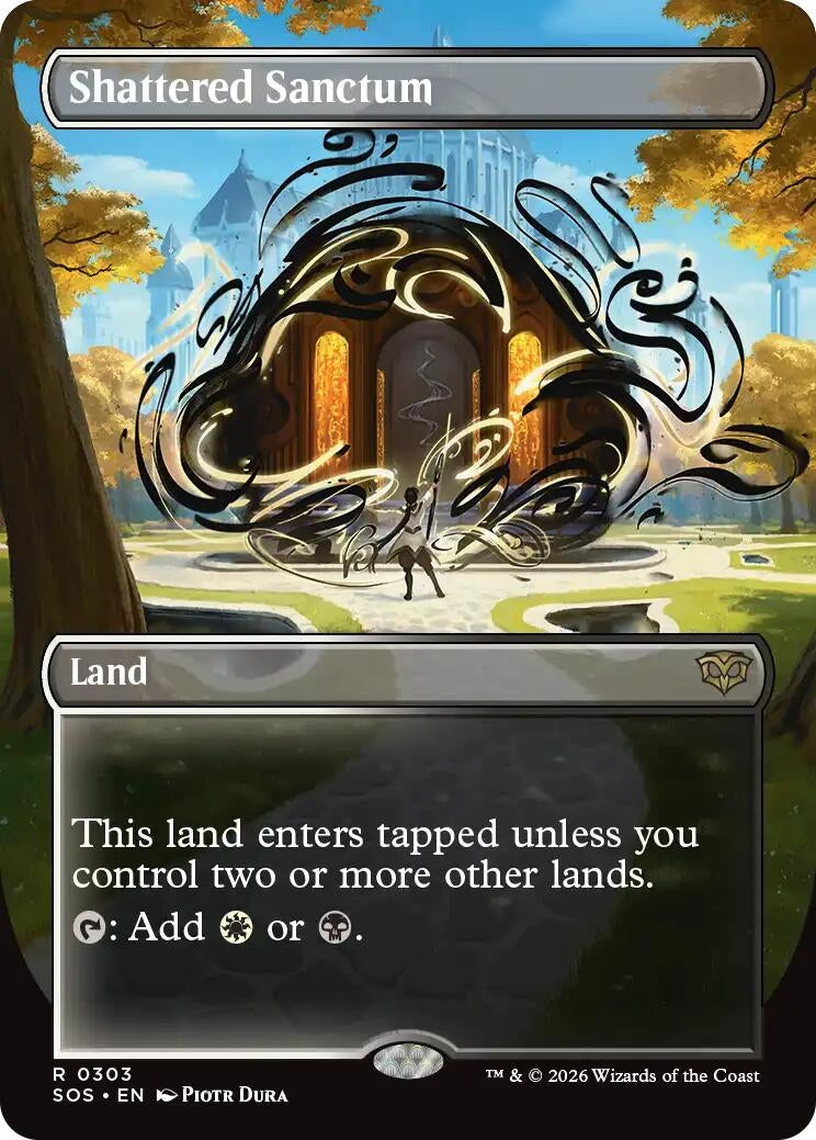 Image for Shattered Sanctum (Borderless) (303) (SOS) - Magic: The Gathering