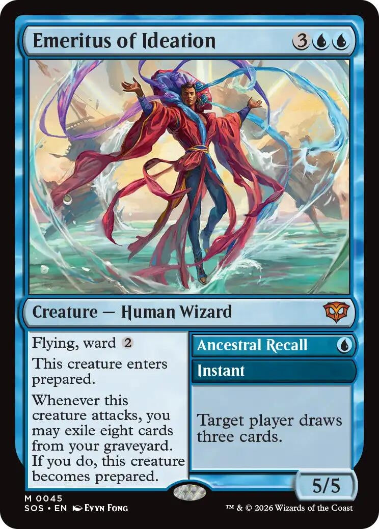Image for Emeritus of Ideation (45) (SOS) - Magic: The Gathering