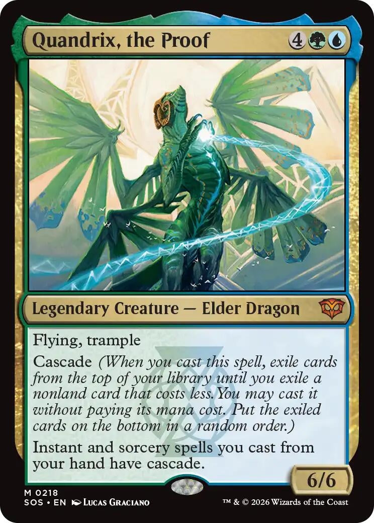 Image for Quandrix, the Proof (218) (SOS) - Magic: The Gathering