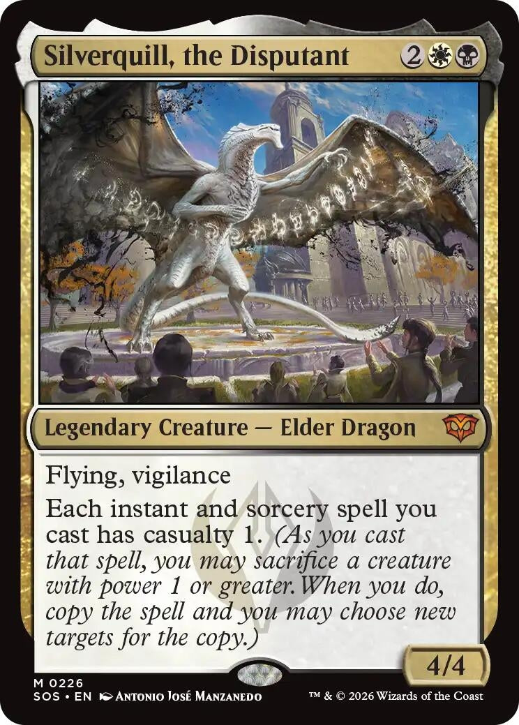 Image for Silverquill, the Disputant (226) (SOS) - Magic: The Gathering