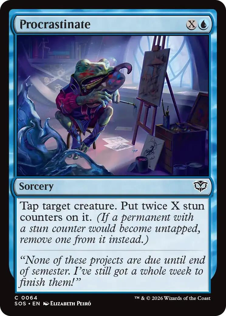 Image for Procrastinate (64) (SOS) - Magic: The Gathering