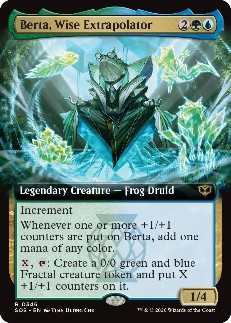 Image for Berta, Wise Extrapolator (Extended Art) (346) (SOS) - Magic: The Gathering