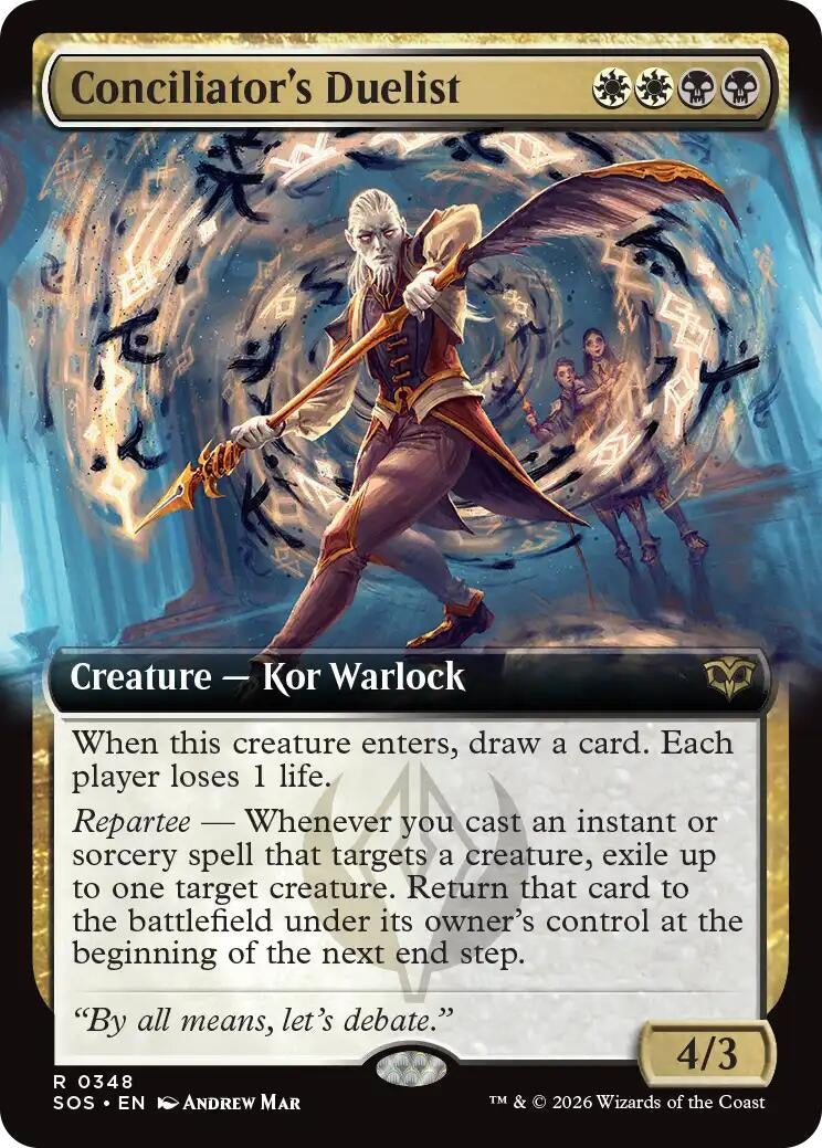 Image for Conciliator's Duelist (Extended Art) (348) (SOS) - Magic: The Gathering
