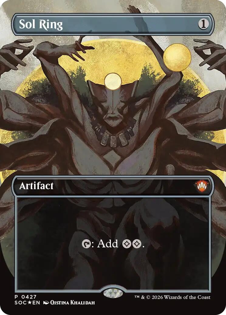 Image for Sol Ring (Borderless) (427) (SOC) - Magic: The Gathering