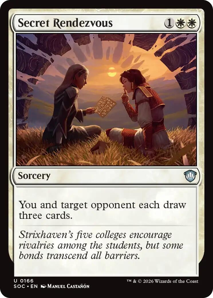 Image for Secret Rendezvous (166) (SOC) - Magic: The Gathering