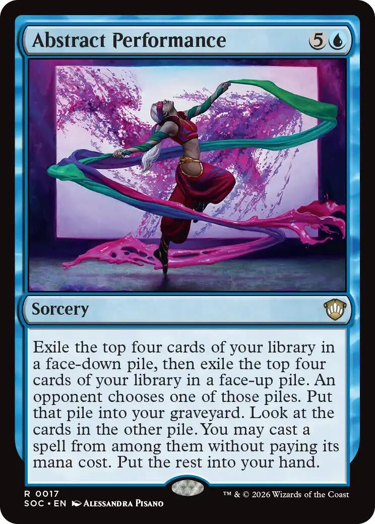 Image for Abstract Performance (17) (SOC) - Magic: The Gathering