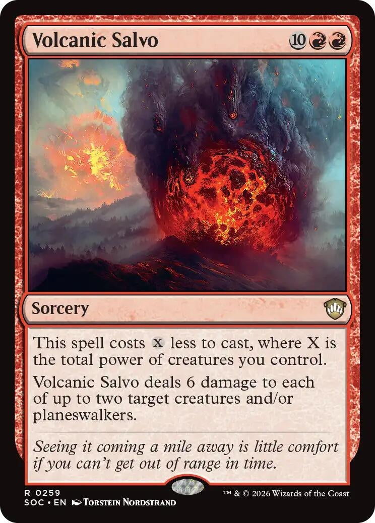 Image for Volcanic Salvo (259) (SOC) - Magic: The Gathering