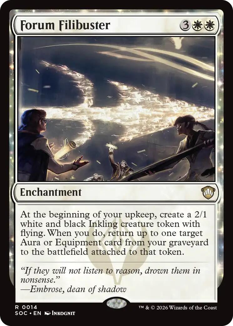 Image for Forum Filibuster (14) (SOC) - Magic: The Gathering