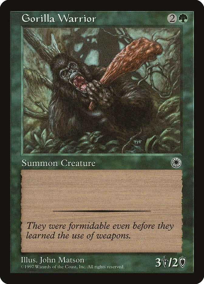 Image for Gorilla Warrior (POR) - Magic: The Gathering