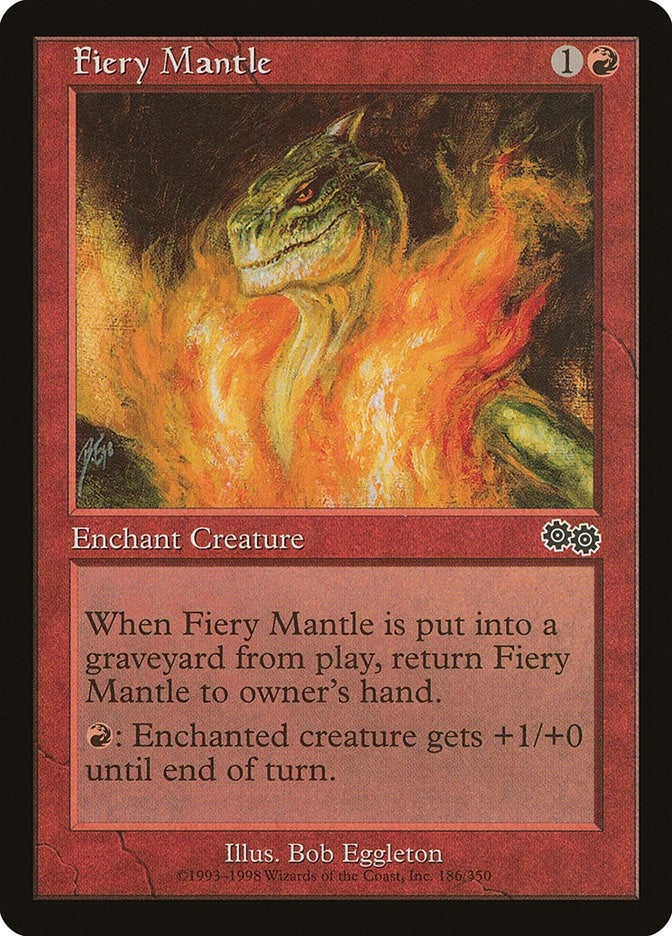 Image for Fiery Mantle (186) (USG) - Magic: The Gathering