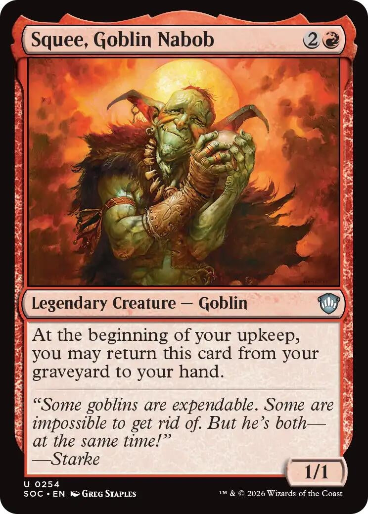 Image for Squee, Goblin Nabob (254) (SOC) - Magic: The Gathering