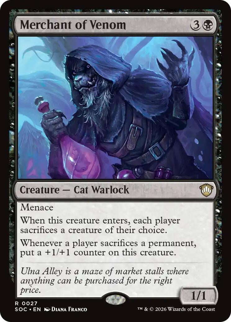 Image for Merchant of Venom (27) (SOC) - Magic: The Gathering