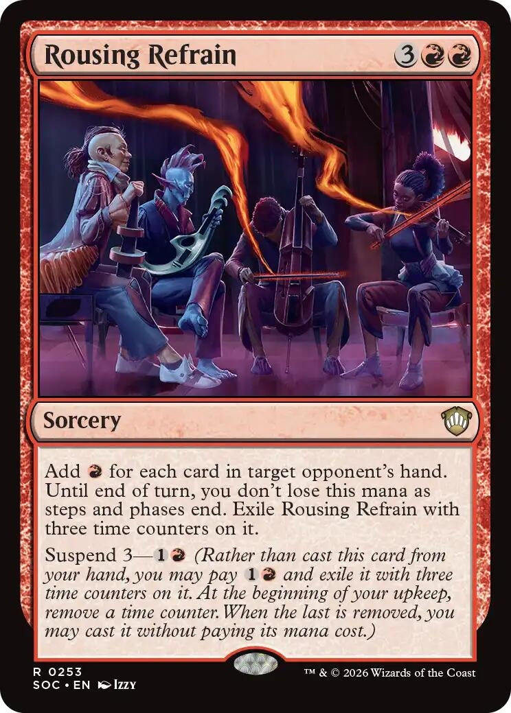 Image for Rousing Refrain (253) (SOC) - Magic: The Gathering