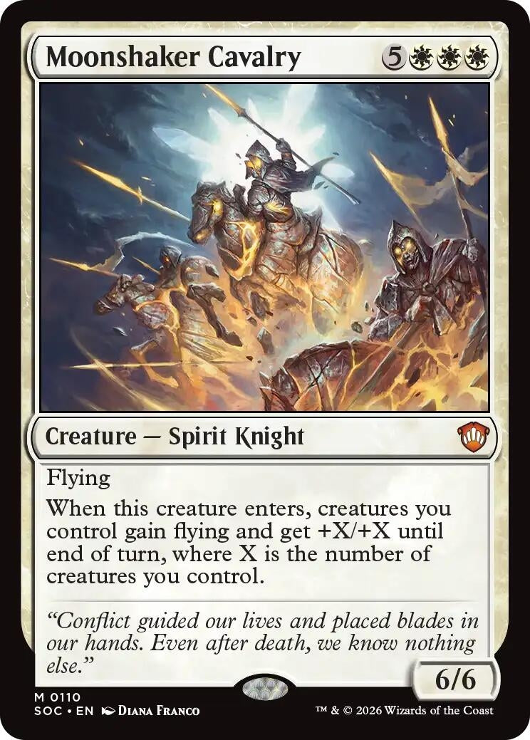 Image for Moonshaker Cavalry (110) (SOC) - Magic: The Gathering