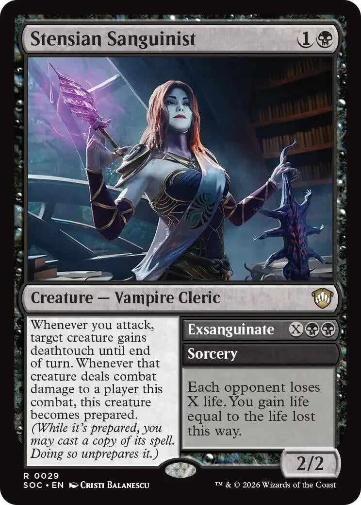 Image for Stensian Sanguinist (29) (SOC) - Magic: The Gathering