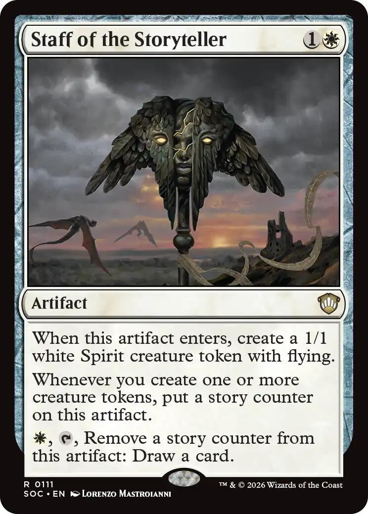 Image for Staff of the Storyteller (111) (SOC) - Magic: The Gathering