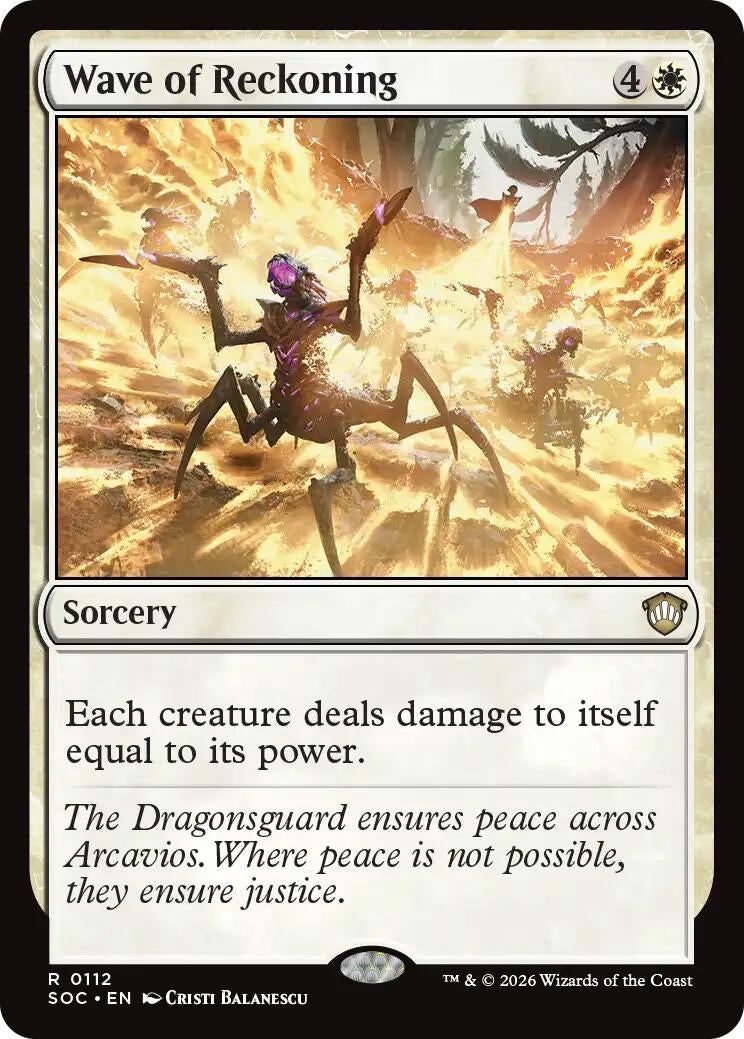 Image for Wave of Reckoning (112) (SOC) - Magic: The Gathering