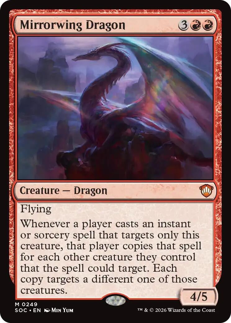 Image for Mirrorwing Dragon (249) (SOC) - Magic: The Gathering