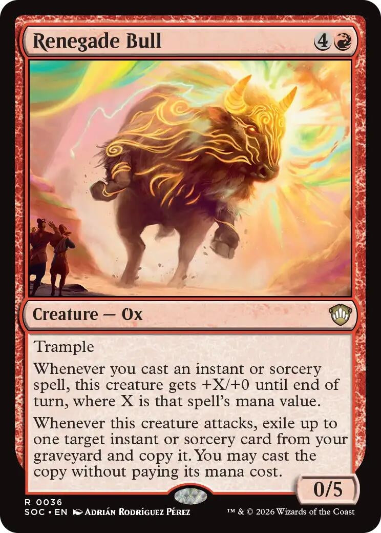 Image for Renegade Bull (36) (SOC) - Magic: The Gathering