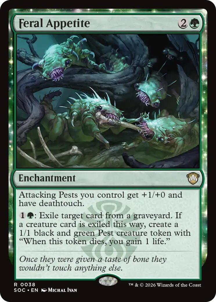 Image for Feral Appetite (38) (SOC) - Magic: The Gathering