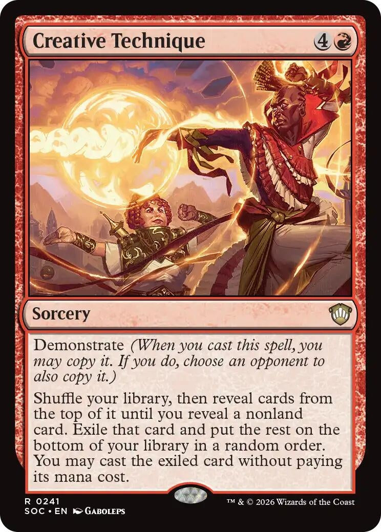 Image for Creative Technique (241) (SOC) - Magic: The Gathering