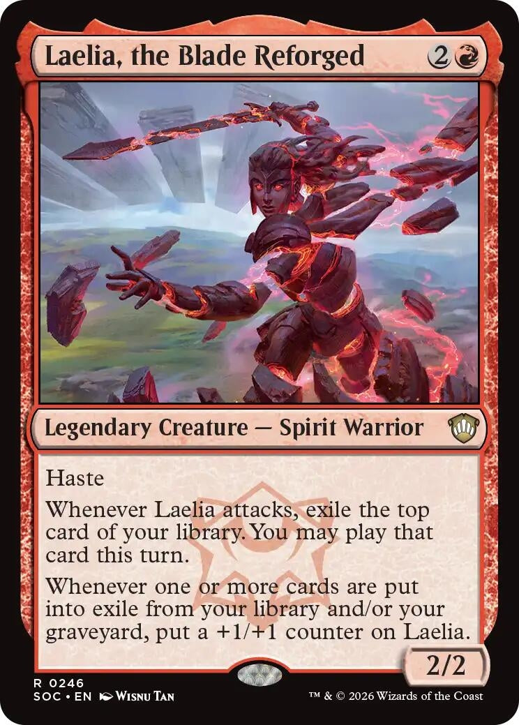 Image for Laelia, the Blade Reforged (246) (SOC) - Magic: The Gathering
