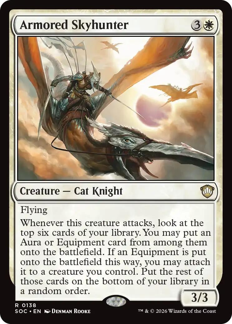 Image for Armored Skyhunter (138) (SOC) - Magic: The Gathering