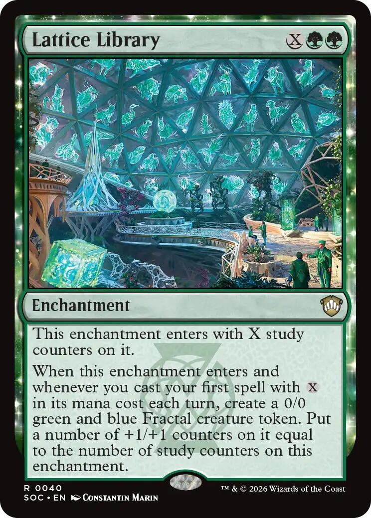 Image for Lattice Library (40) (SOC) - Magic: The Gathering