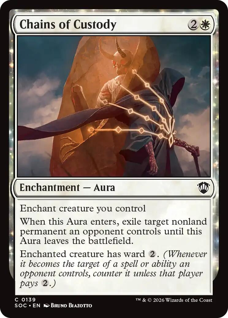 Image for Chains of Custody (139) (SOC) - Magic: The Gathering