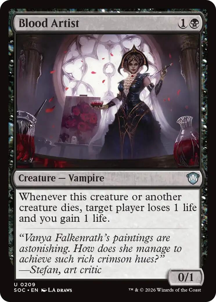Image for Blood Artist (209) (SOC) - Magic: The Gathering