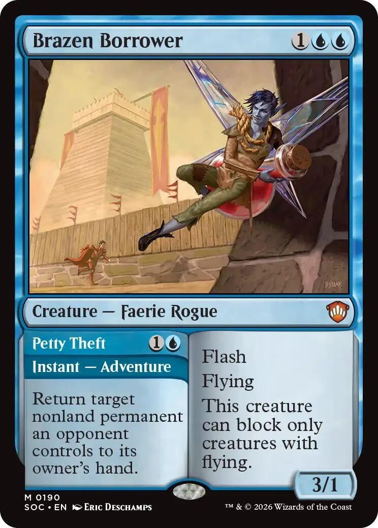 Image for Brazen Borrower (190) (SOC) - Magic: The Gathering