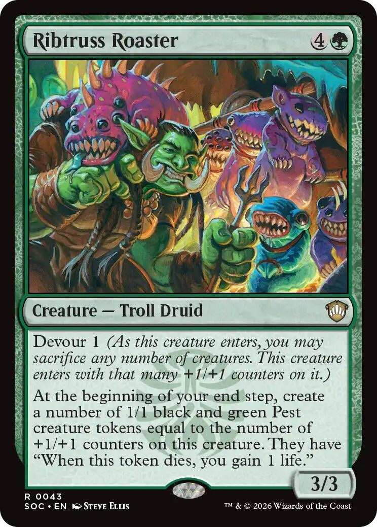 Image for Ribtruss Roaster (43) (SOC) - Magic: The Gathering