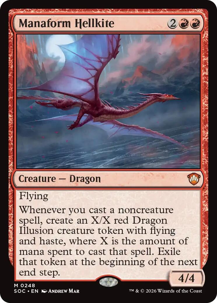 Image for Manaform Hellkite (248) (SOC) - Magic: The Gathering